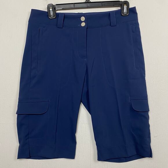 Nike Dri Fit Golf Blue Shorts Active Women's Size 4 - Picture 1 of 11